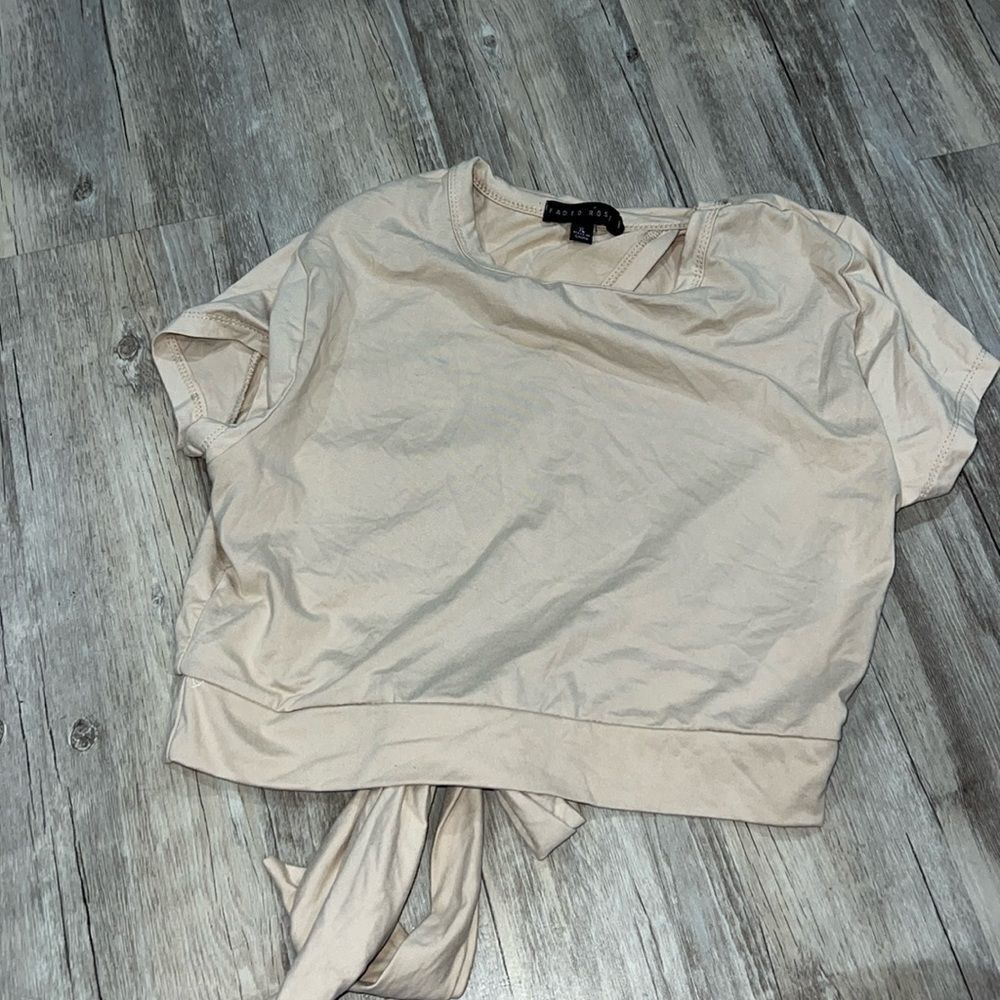 Faded rose top